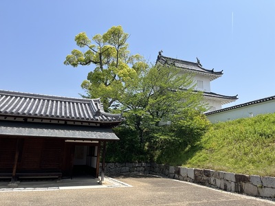 桝形内の大手門隅櫓と番所