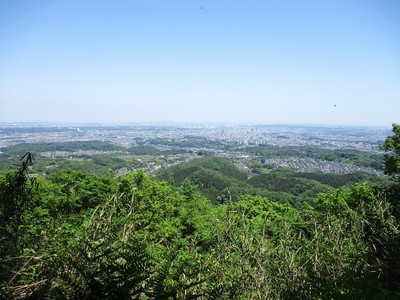 登山途中からの眺望