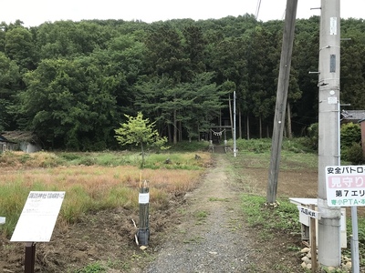 登山口のアイテム達