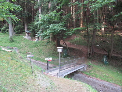 登城口（神明神社ルート）