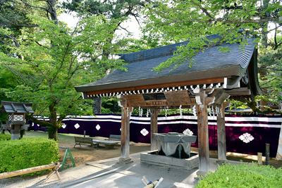 武田神社 手水舎