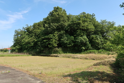 宿野城 城址入口付近より