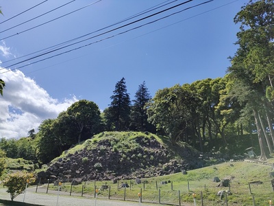 石垣山一夜城登り口石垣