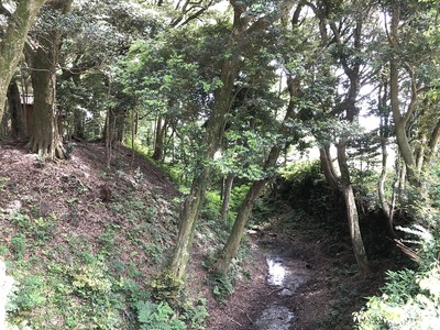 大手馬出・三日月堀