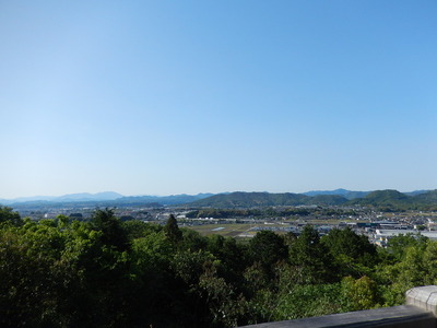 明知城から見た明智荘