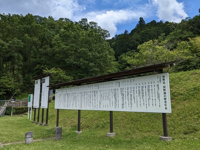 狩野家略歴看板