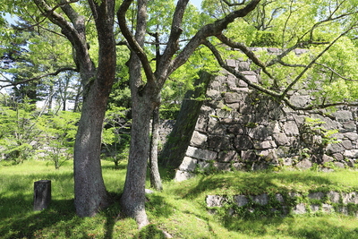 石垣：城域南側