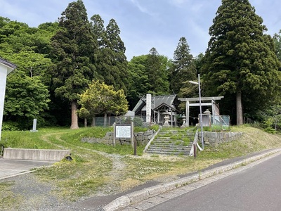 徳山大神宮から徳山館方面