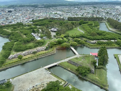 五稜郭タワーより