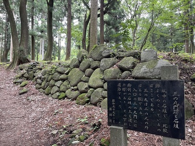 三の丸の石垣