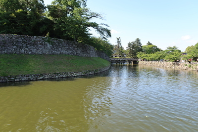 表門橋と石垣