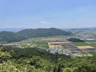 大石垣からの眺望