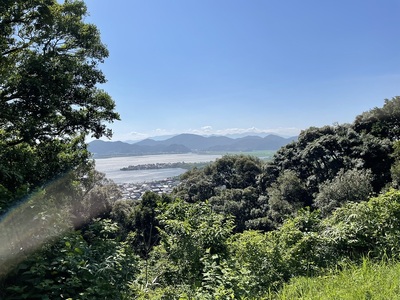 摠見寺跡からの眺望