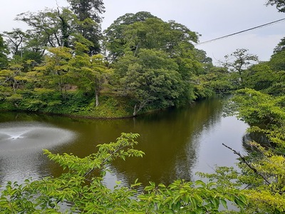 内堀と土塁