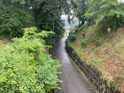 堀跡？（月岡公園橋から）