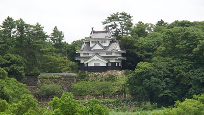 対岸からの鉄櫓（ズームアップ）