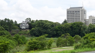 鉄櫓（対岸から遠景）