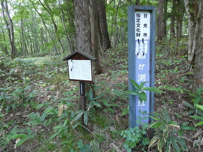 案内板と城看板