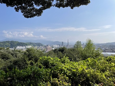 公園広場からの眺望