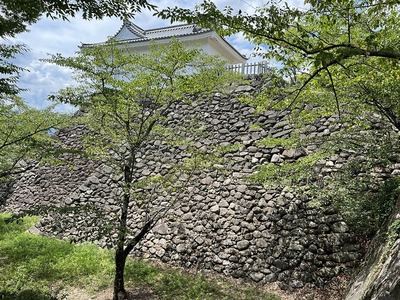 亀山城・石垣と多重櫓