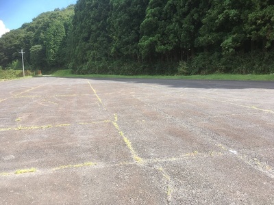 大手口駐車場全景