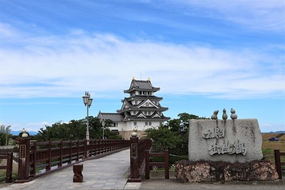 天守　正面から