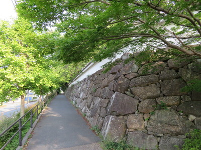 北側の堀跡