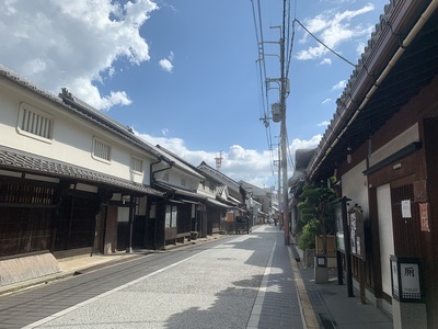 岸和田市本町通りの街道