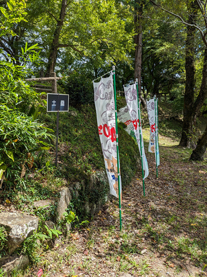 長篠城　土塁