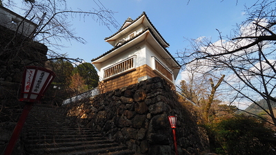 模擬櫓と虎口石垣