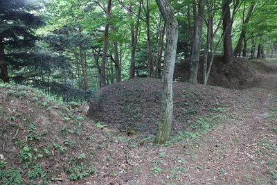 堀切・土塁