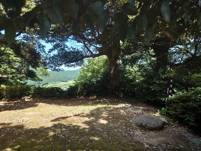 天守台跡の風景