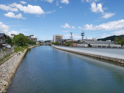 宮津城外堀風景