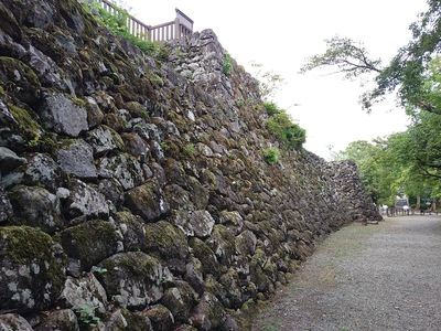 本丸南側の石垣