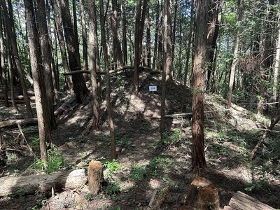 愛宕山城の土壇