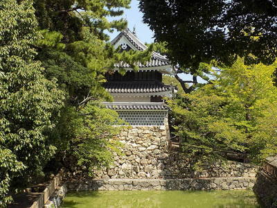 枡池越の桜門