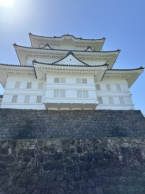 本丸茶屋正面、天守の東側から