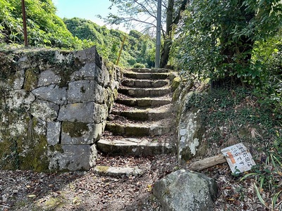 石垣と石段