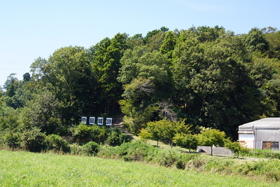 城趾全景（登城口）