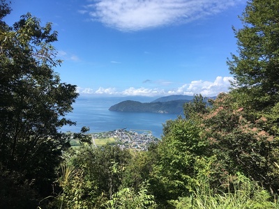 城跡から見るつづら尾崎