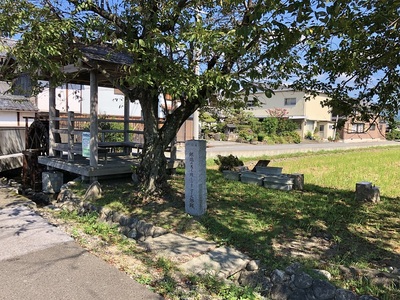 堀端跡の石碑