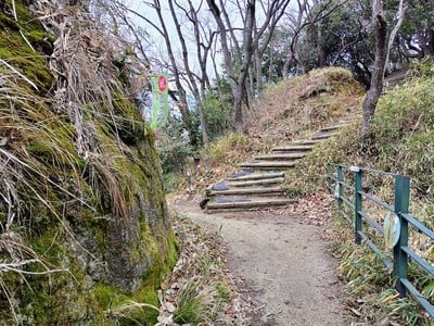 野崎城 堀切