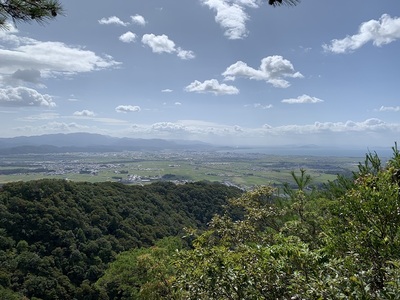 岩屋からの景色