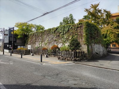 甲賀町御門跡の石垣