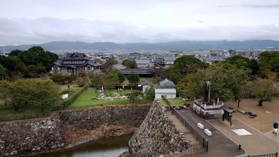 天守台からの眺め