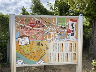 公園の案内板