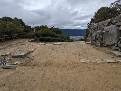 鉄門跡(二の門跡)