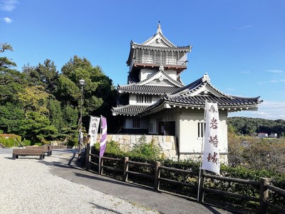 展望搭岩崎城