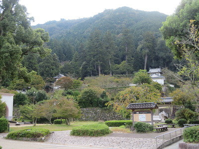 出石城本丸跡と有子山