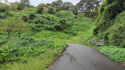 三ノ丸手前の縦堀